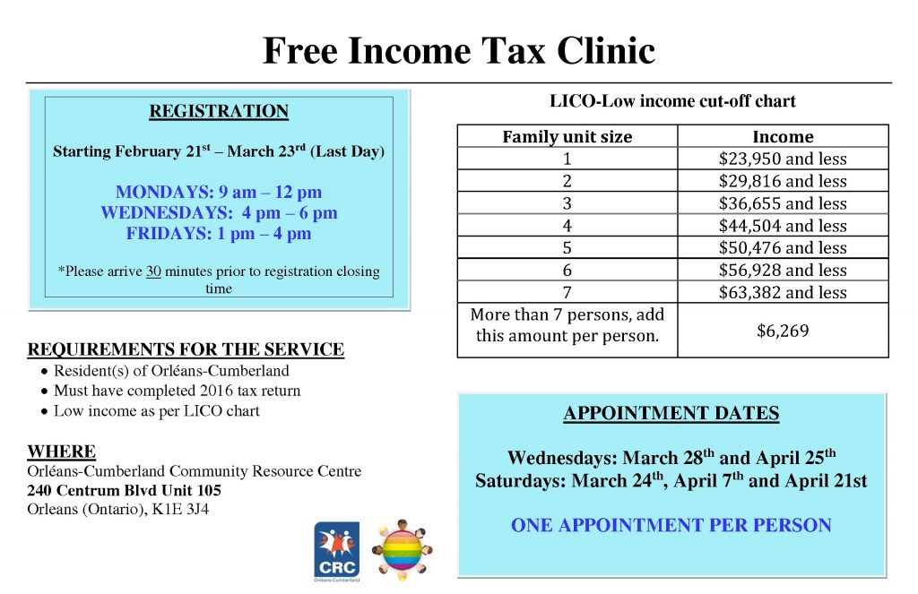 Income Tax Clinic – CRCOC – OCCRC